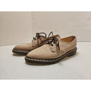 Vintage Dr MARTENS Air Wairs Tan Leather Oxfords Men's UK 5 Made In England